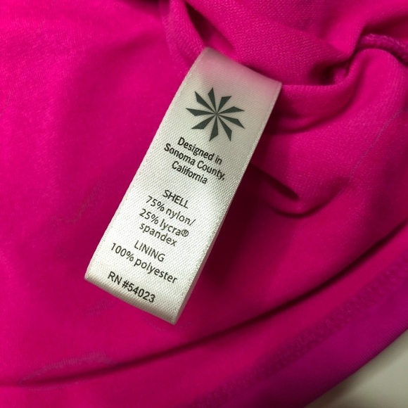 Athleta Shirrendipity Halter Tankini Swim Top Magenta S - Picture 4 of 8